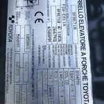 TOYOTA 8FBET18 2562 Carrelli usati - Romagna Macchine