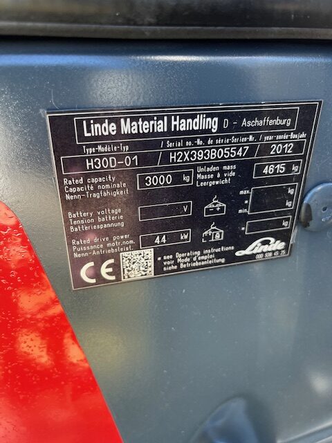 LINDE H30D-01 2774 Carrelli usati - Romagna Macchine